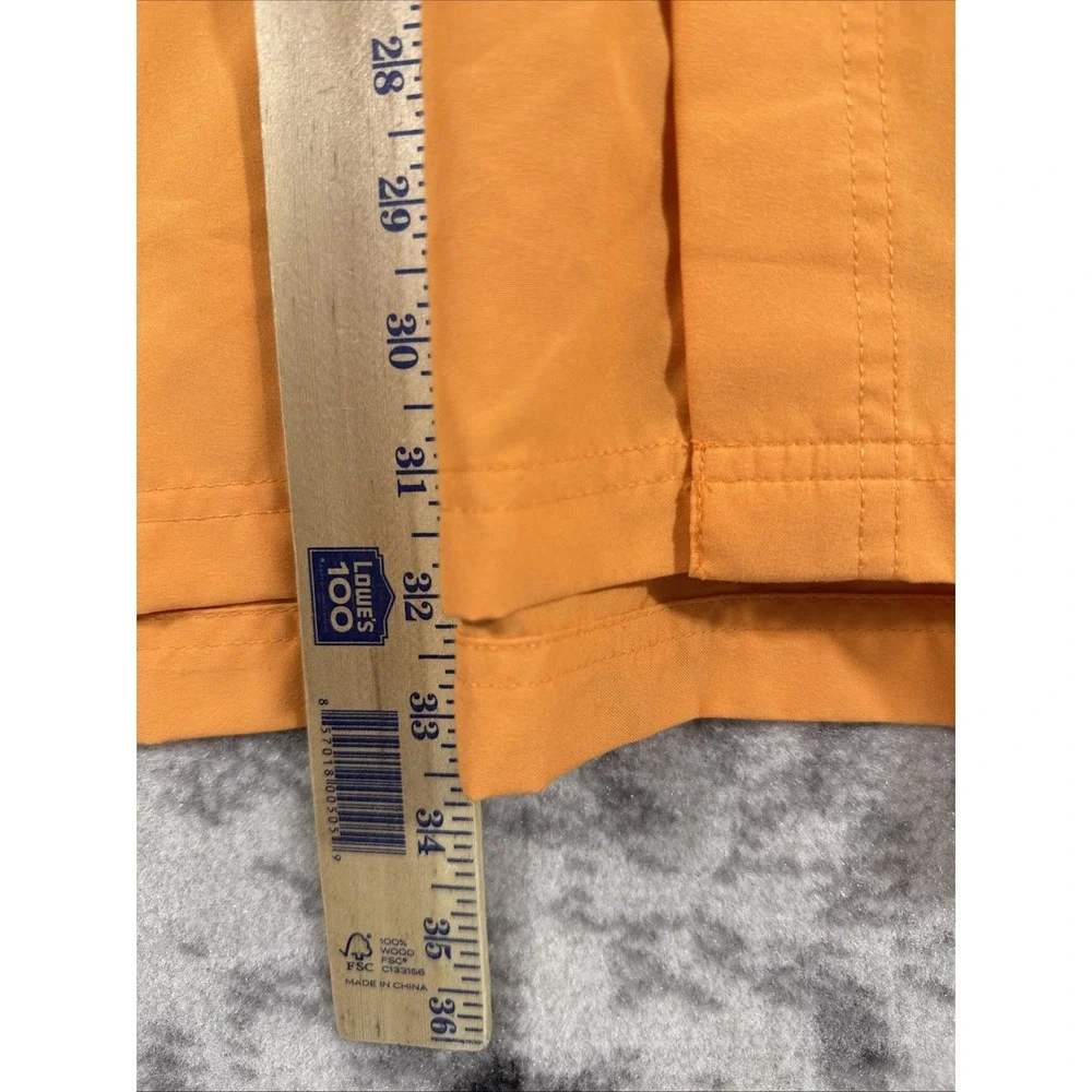 Bimini Bay Shirt Mens Size Extra Large Orange Pockets Fishing Performance‎